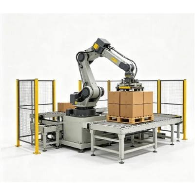 Robotisk palleteringsarbeidsstasjon